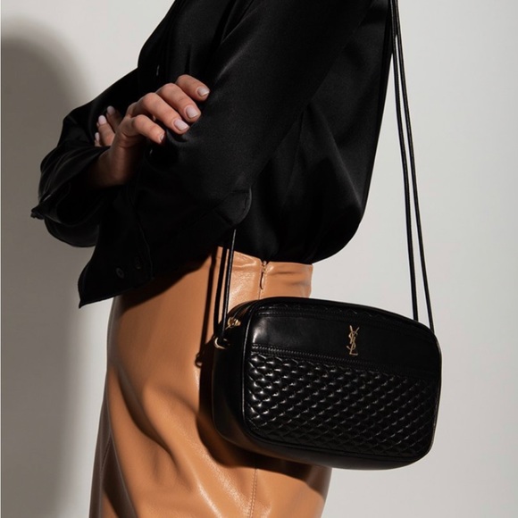 Authentic Quilted lamb skin Saint Laurent bag - Picture 1 of 7